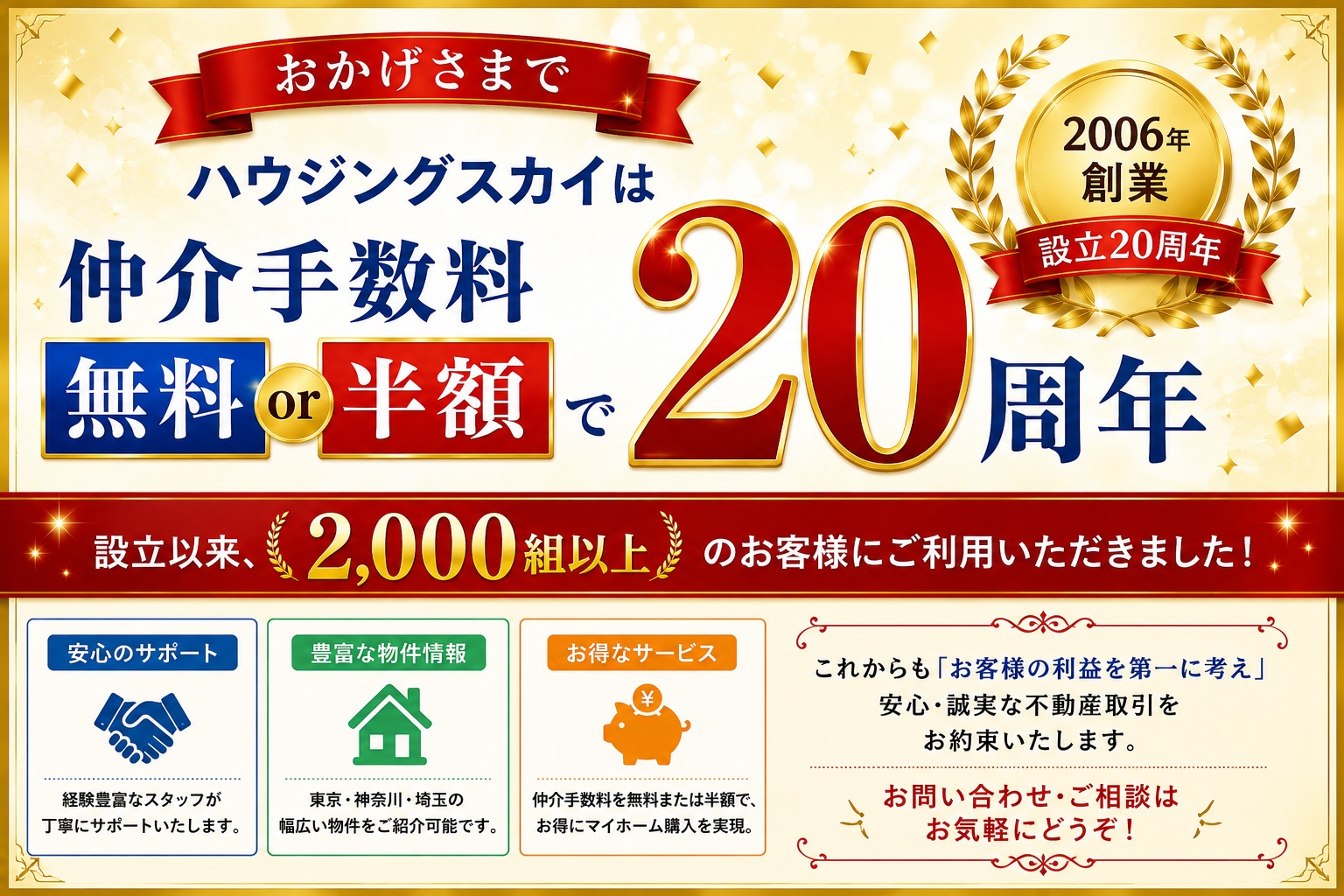 ハウジングスカイ設立20周年